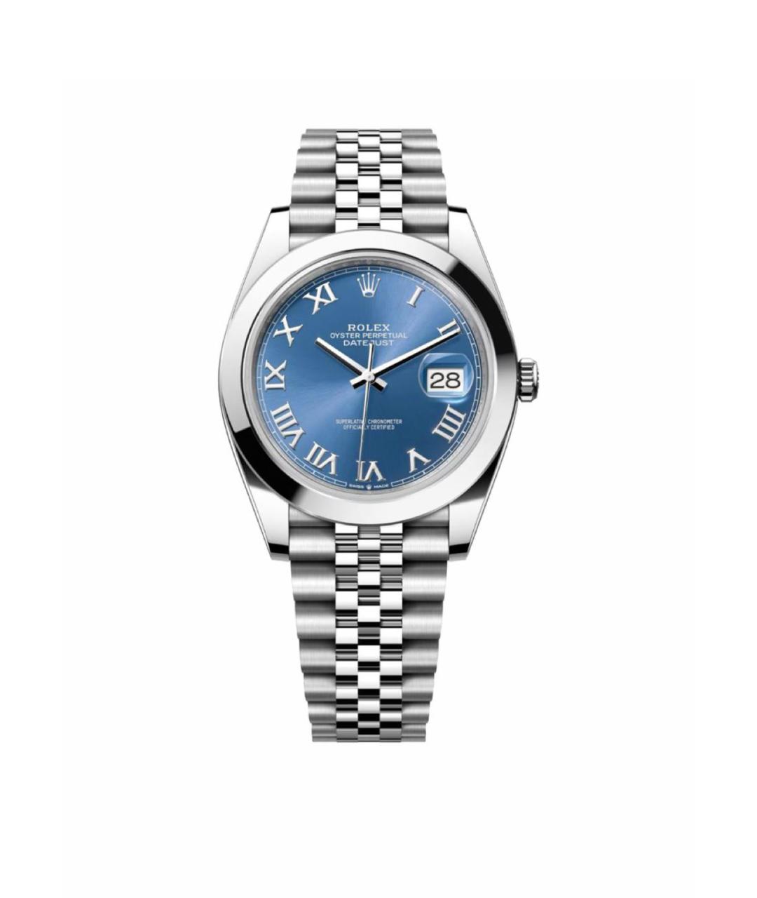 ROLEX Голубые часы, фото 1