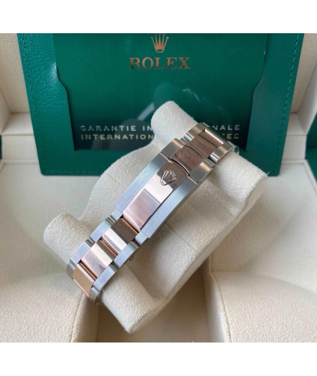 ROLEX Розовые часы из розового золота, фото 5