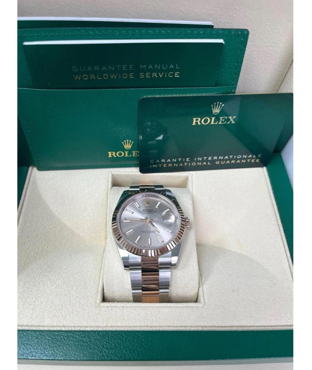 ROLEX Розовые часы из розового золота, фото 2