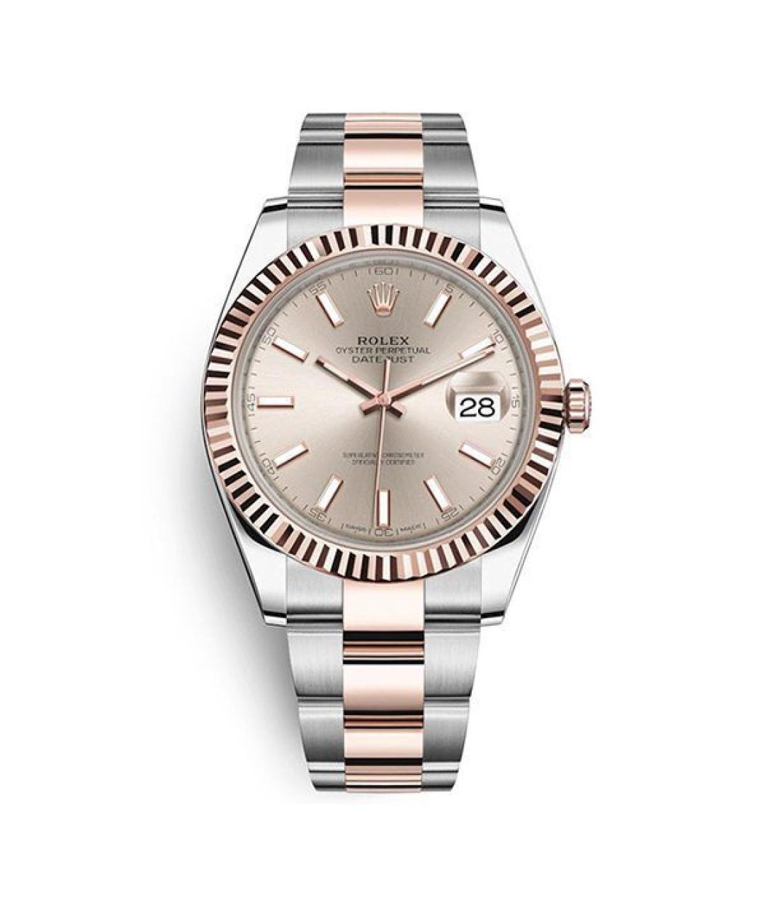 ROLEX Розовые часы из розового золота, фото 1