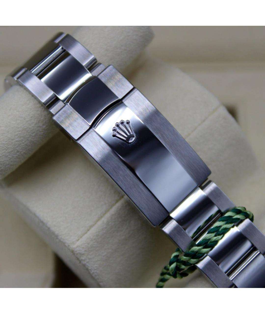 ROLEX Черные часы из белого золота, фото 5