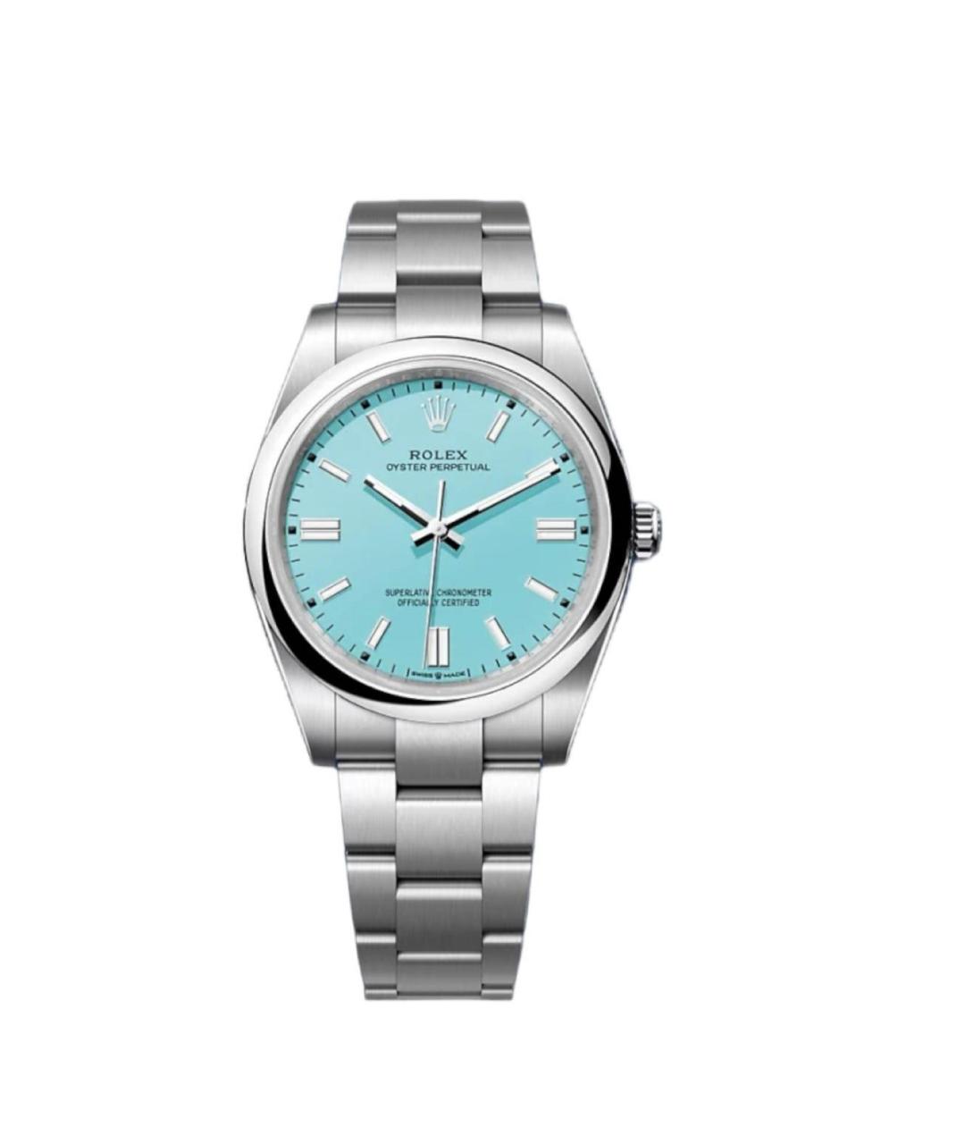 ROLEX Бирюзовые часы, фото 1