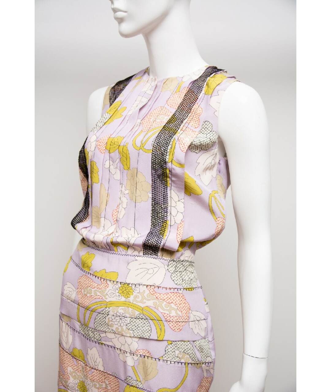 BOTTEGA VENETA Шелковое платье, фото 3