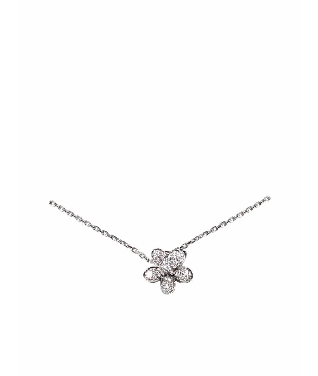 VAN CLEEF & ARPELS Серебряное колье из белого золота, фото 1