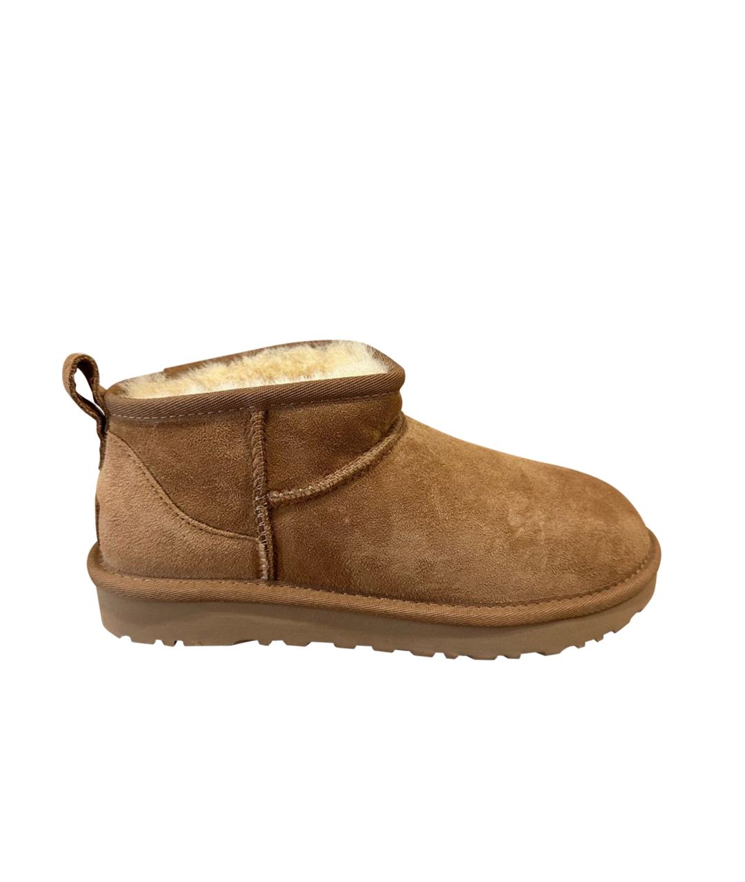 UGG AUSTRALIA Оранжевое замшевые ботинки, фото 1