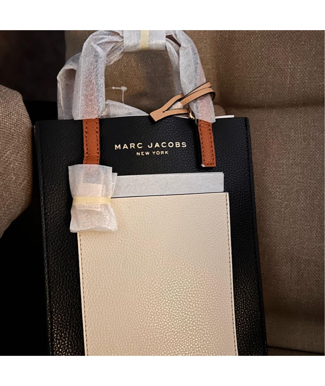 MARC JACOBS Мульти кожаная сумка с короткими ручками, фото 4