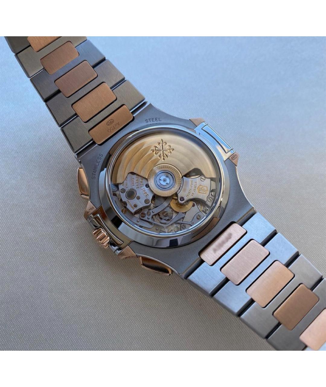 PATEK PHILIPPE Синие часы из розового золота, фото 5