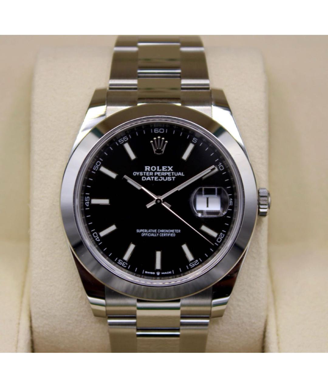 ROLEX Черные часы, фото 2