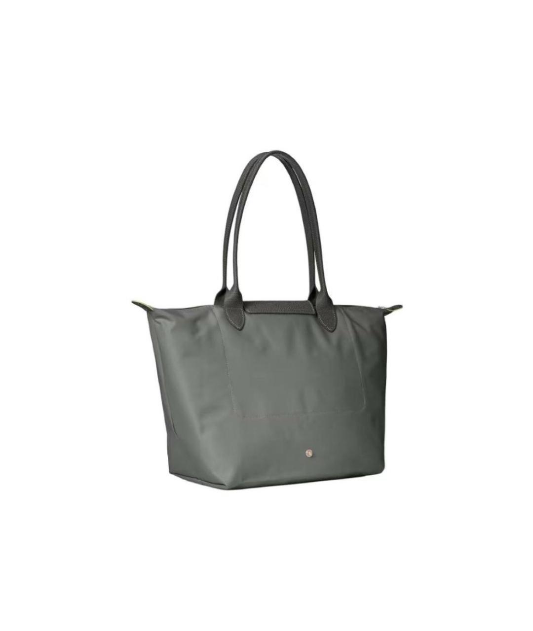 LONGCHAMP Антрацитовая сумка тоут, фото 2