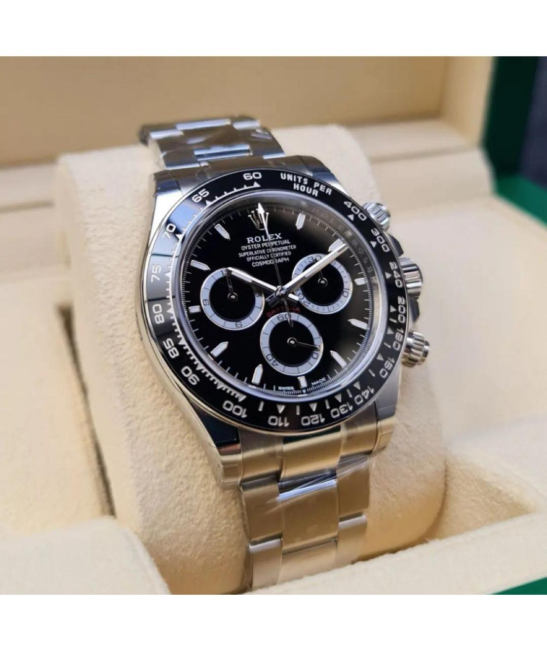 ROLEX Черные часы, фото 3