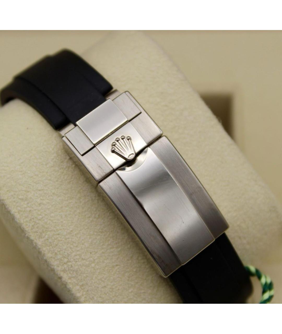 ROLEX Черные часы из белого золота, фото 6