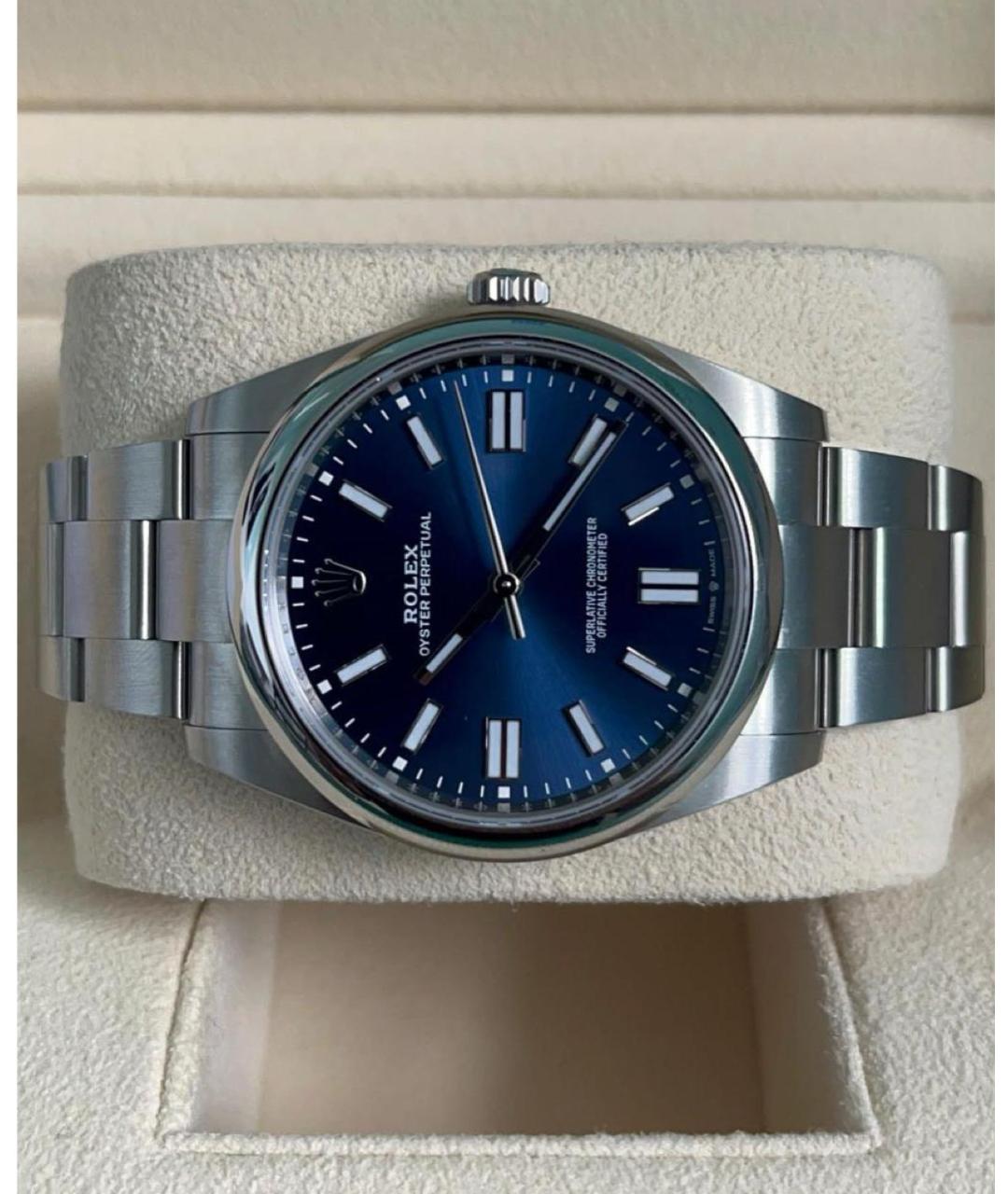 ROLEX Синие часы, фото 4