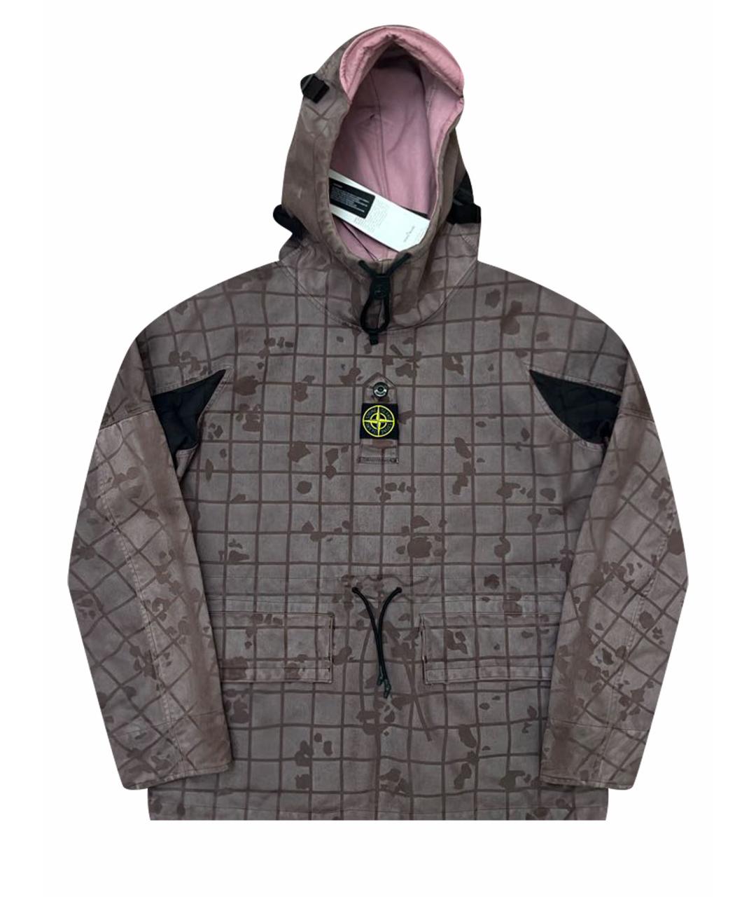 STONE ISLAND Бордовая полиамидовая куртка, фото 1