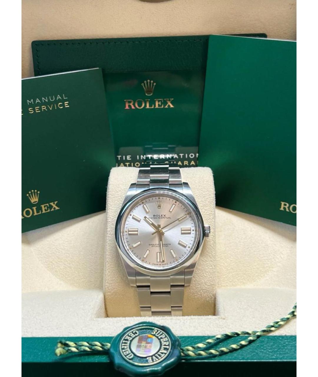 ROLEX Серые часы, фото 3