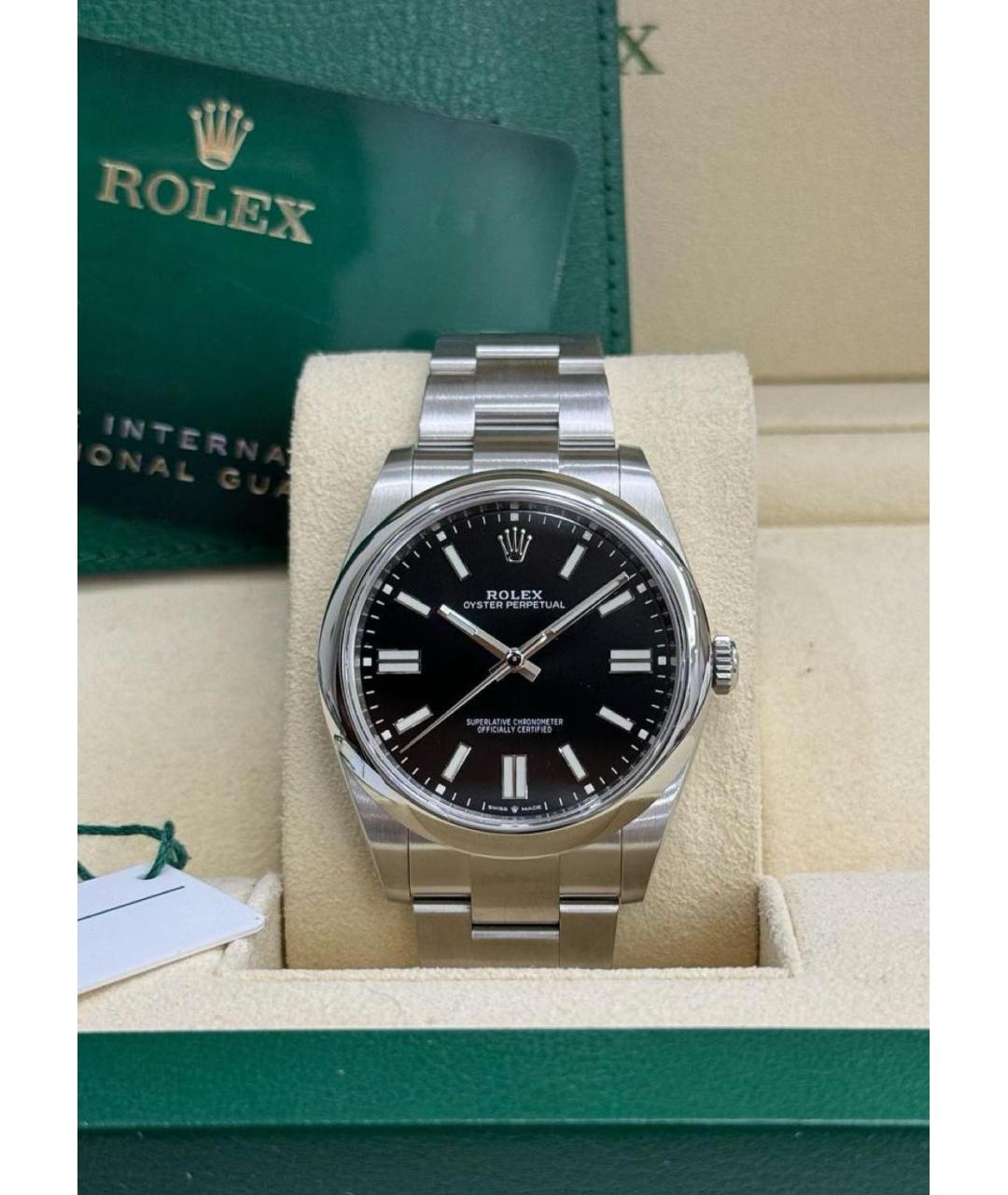 ROLEX Черные часы, фото 3