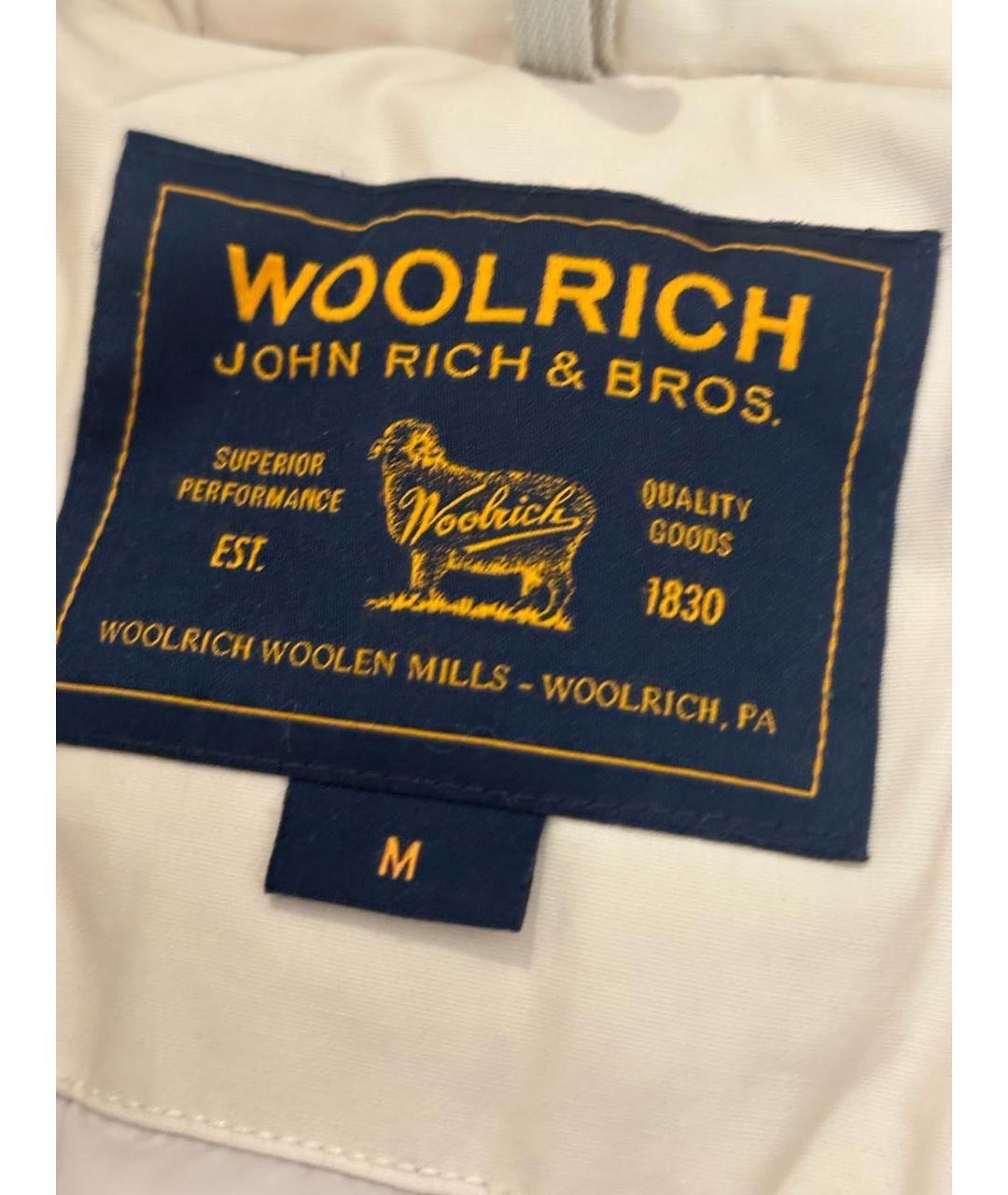 WOOLRICH Бежевая хлопковая парка, фото 4