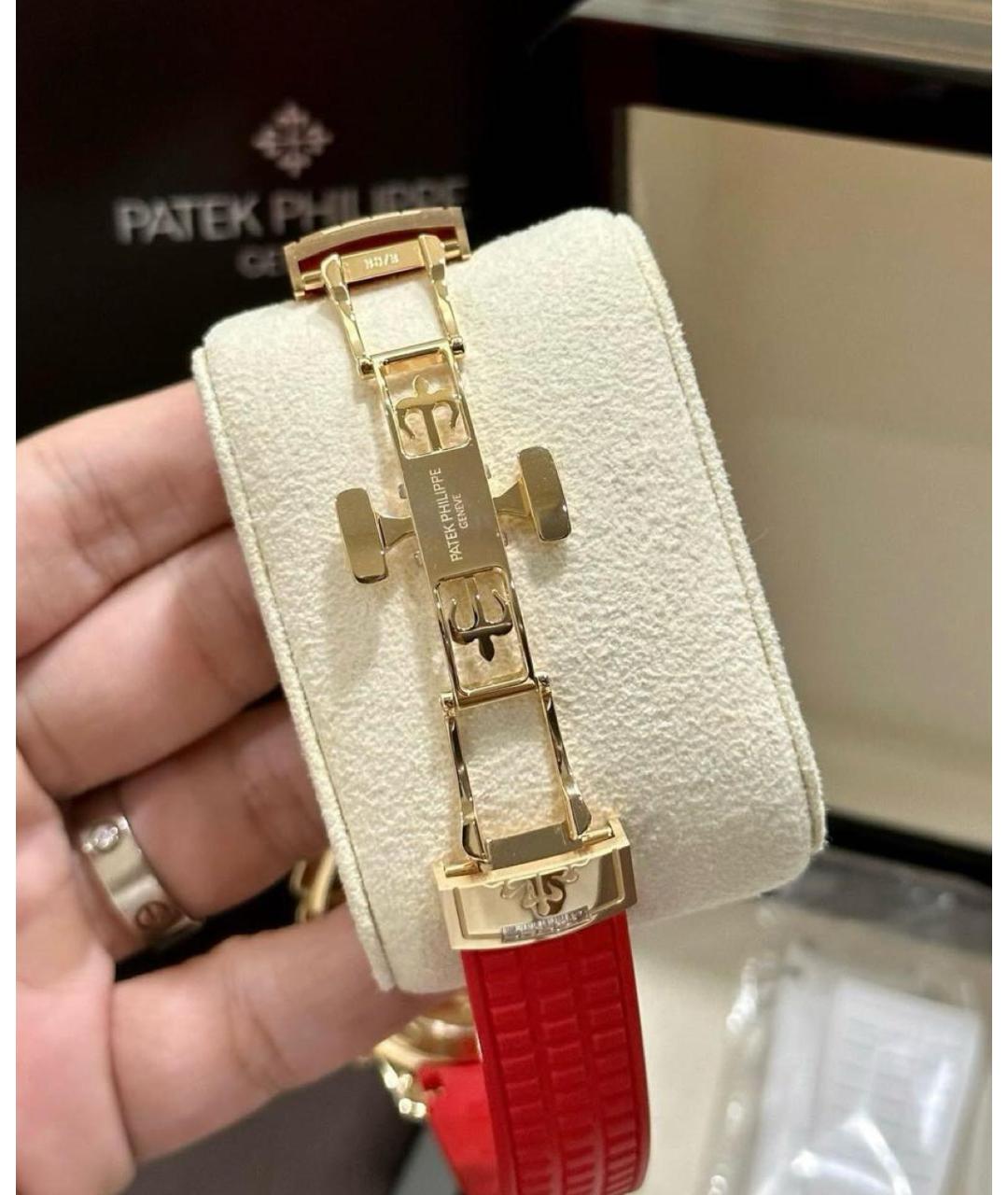 PATEK PHILIPPE Красные часы из розового золота, фото 6