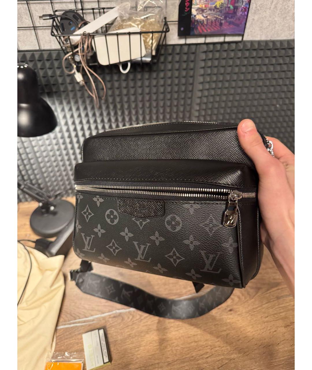 LOUIS VUITTON Черная сумка на плечо, фото 2