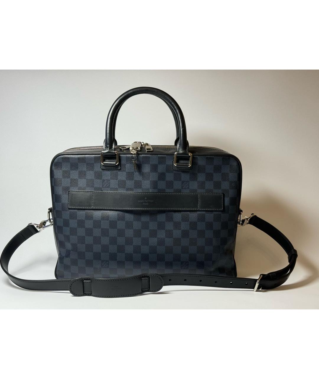 LOUIS VUITTON Темно-синий портфель, фото 9