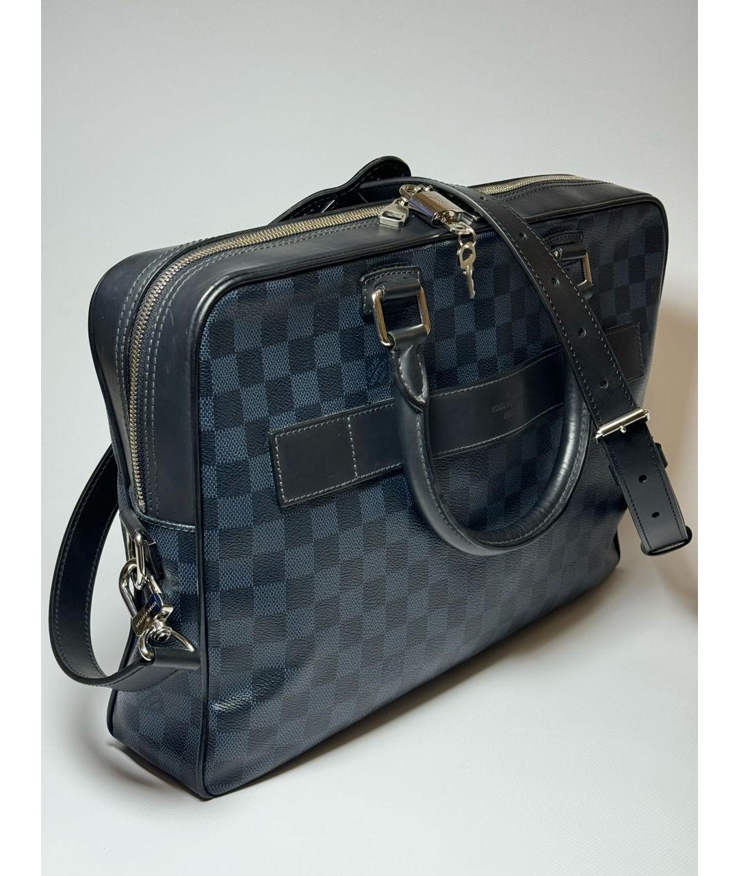 LOUIS VUITTON Темно-синий портфель, фото 2