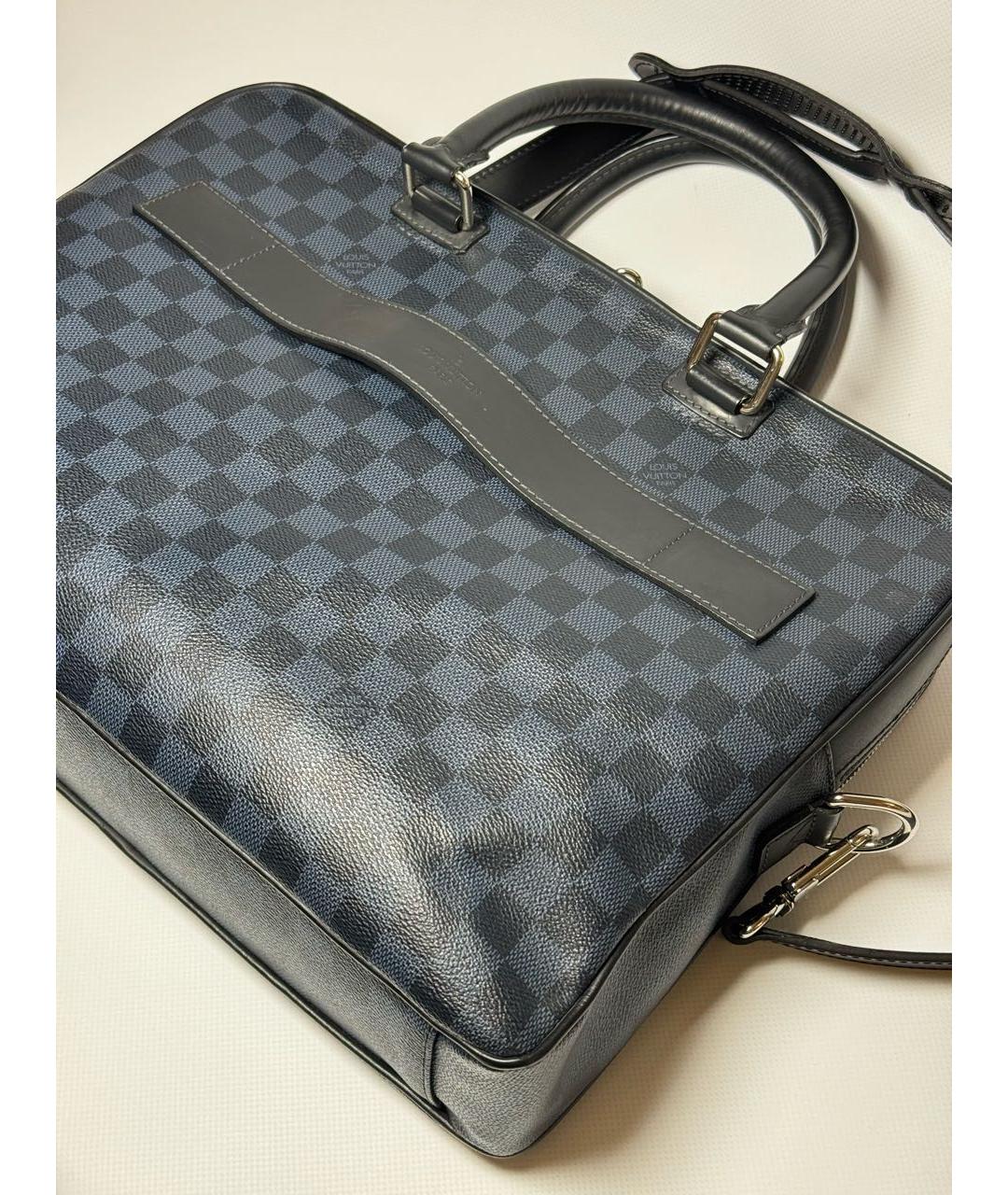 LOUIS VUITTON Темно-синий портфель, фото 7