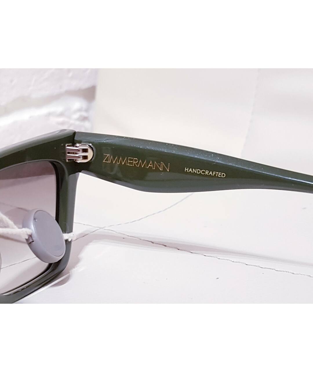 ZIMMERMANN Зеленые пластиковые солнцезащитные очки, фото 5