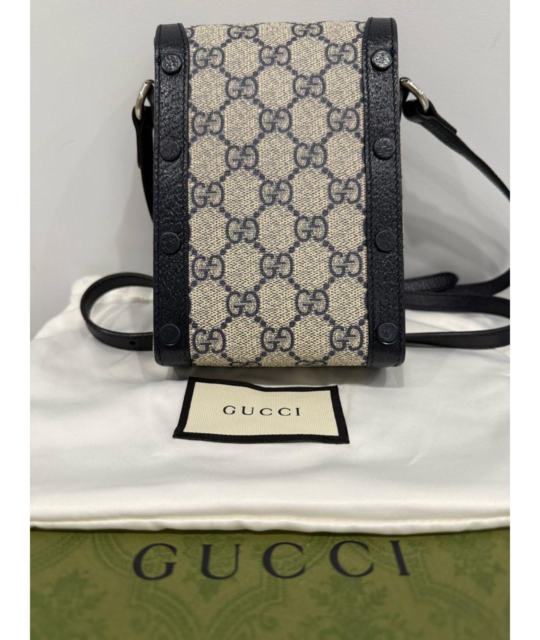 GUCCI Темно-синяя сумка на плечо, фото 2