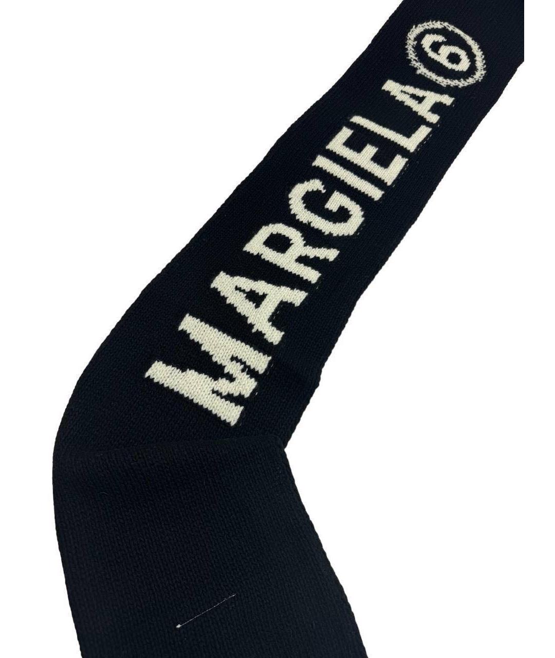 MAISON MARGIELA Черный шарф, фото 4