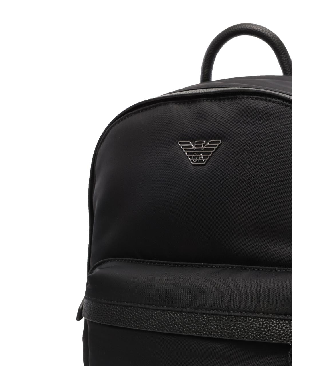 EMPORIO ARMANI Черный рюкзак, фото 4