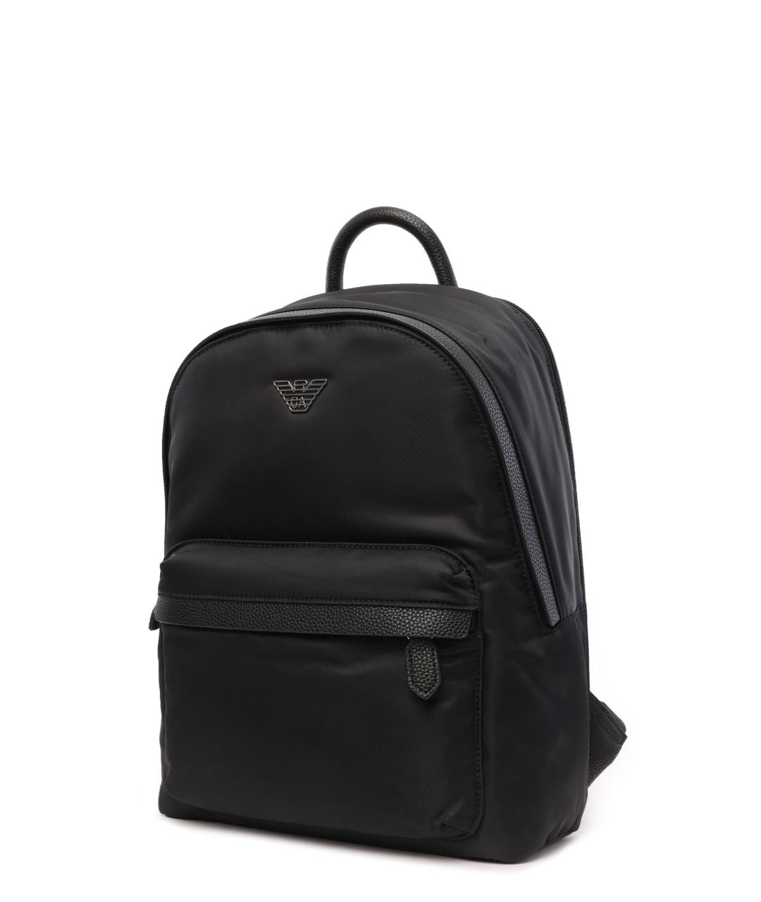 EMPORIO ARMANI Черный рюкзак, фото 2