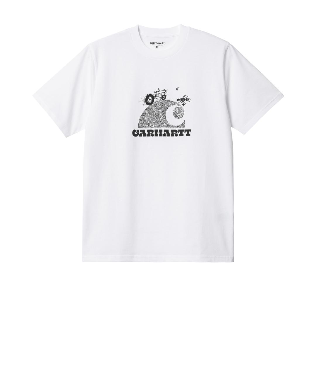 CARHARTT WIP Белая хлопковая футболка, фото 1