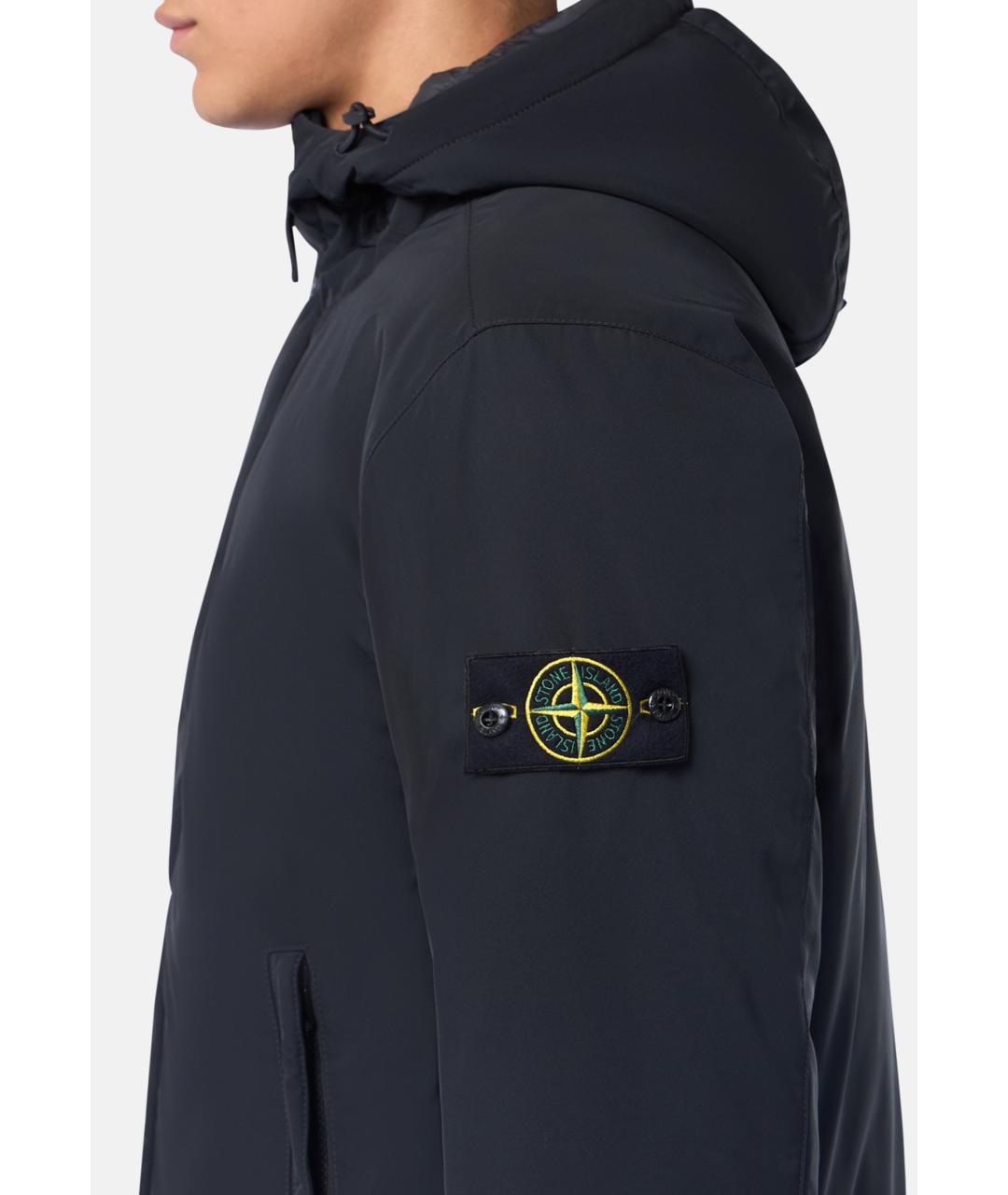 STONE ISLAND Черная куртка, фото 4