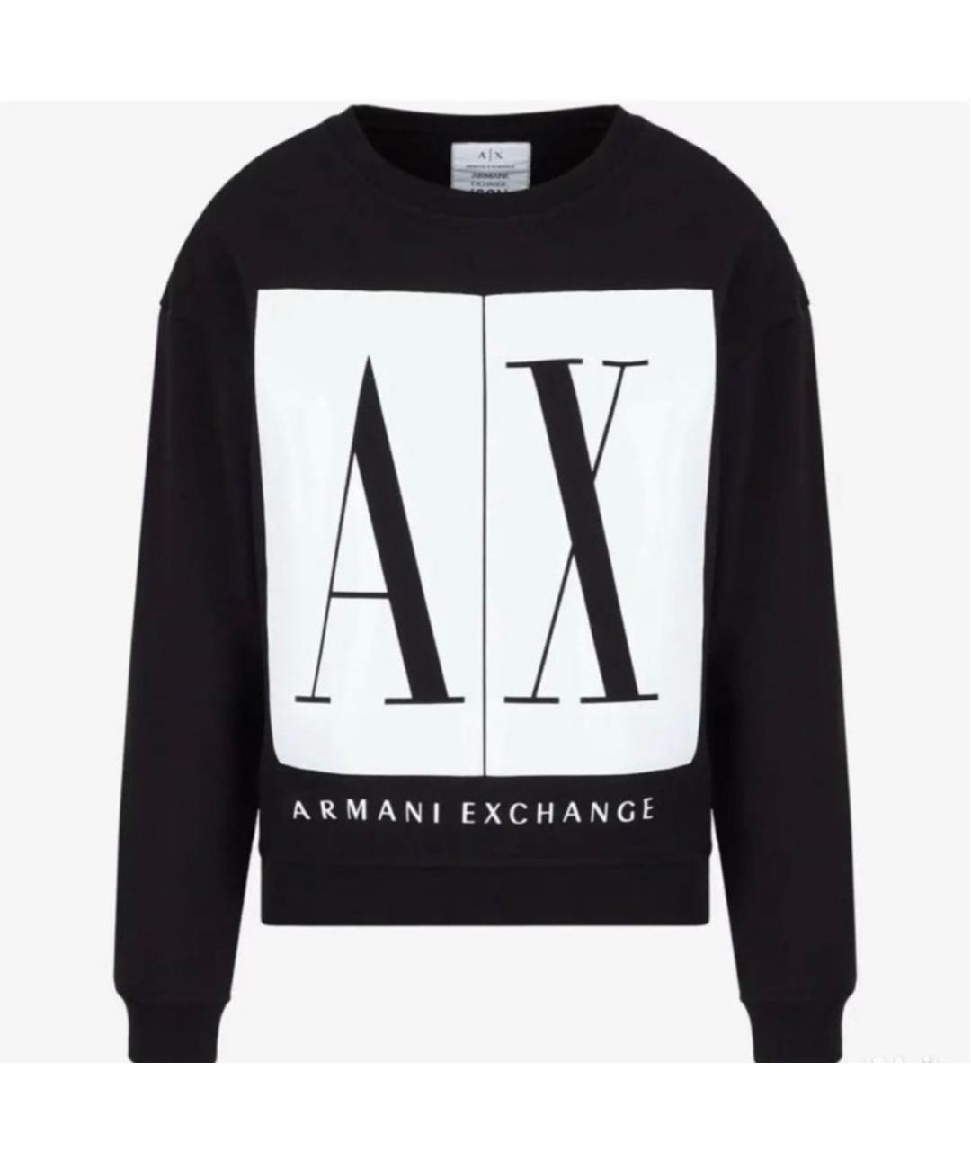 ARMANI EXCHANGE Черный хлопковый костюм с брюками, фото 7