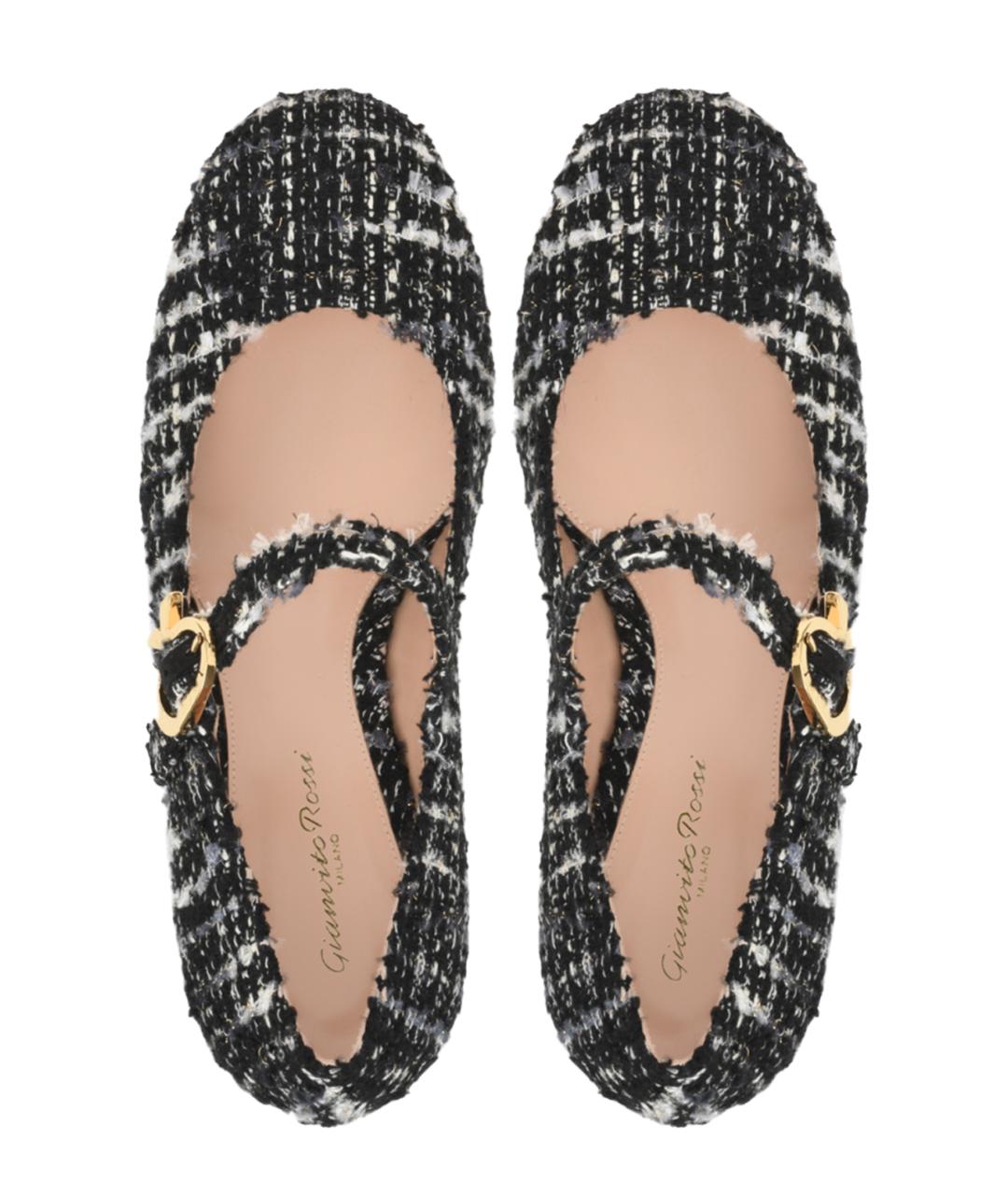 GIANVITO ROSSI Мульти текстильные туфли, фото 3