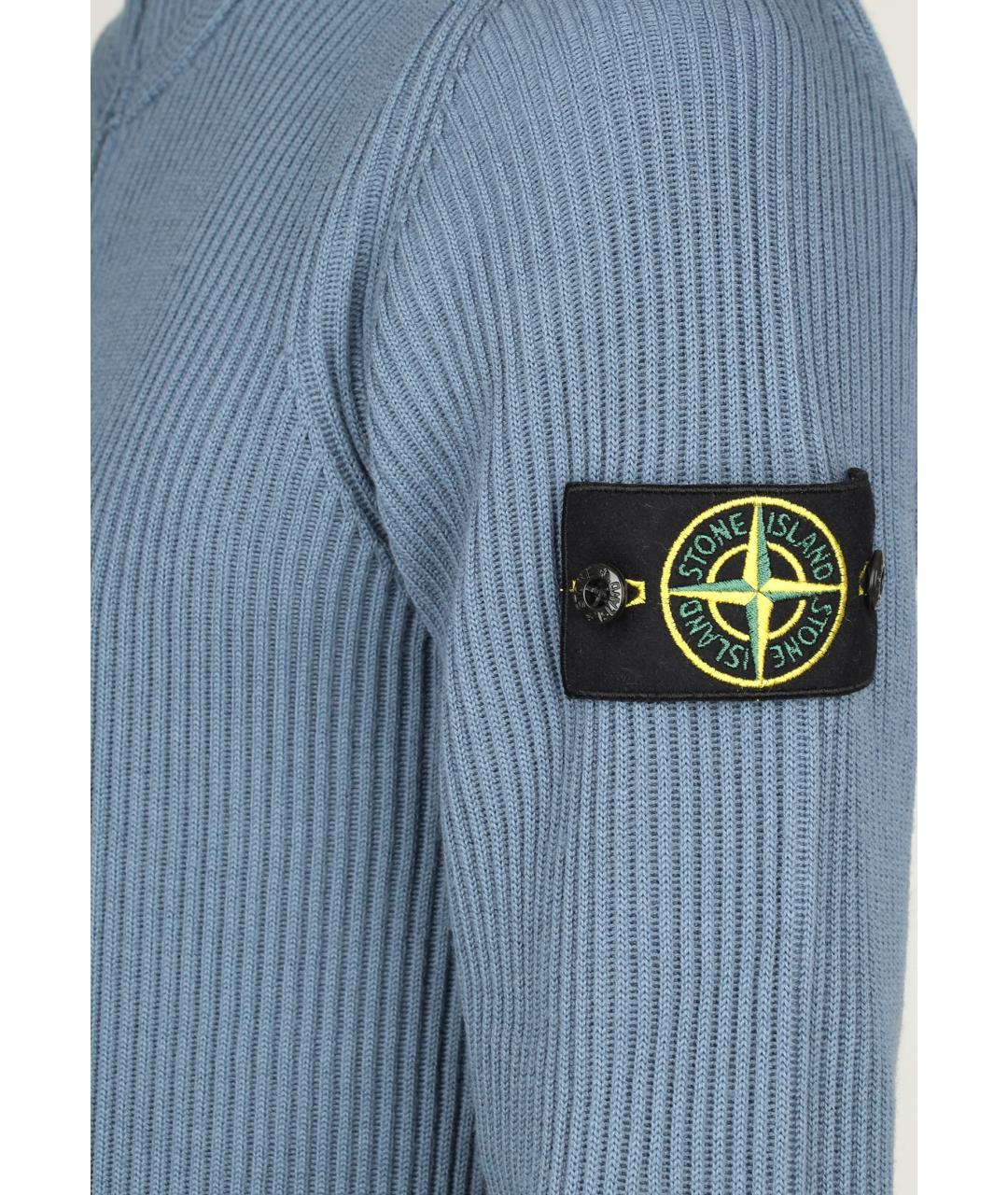 STONE ISLAND Синий кардиган, фото 4