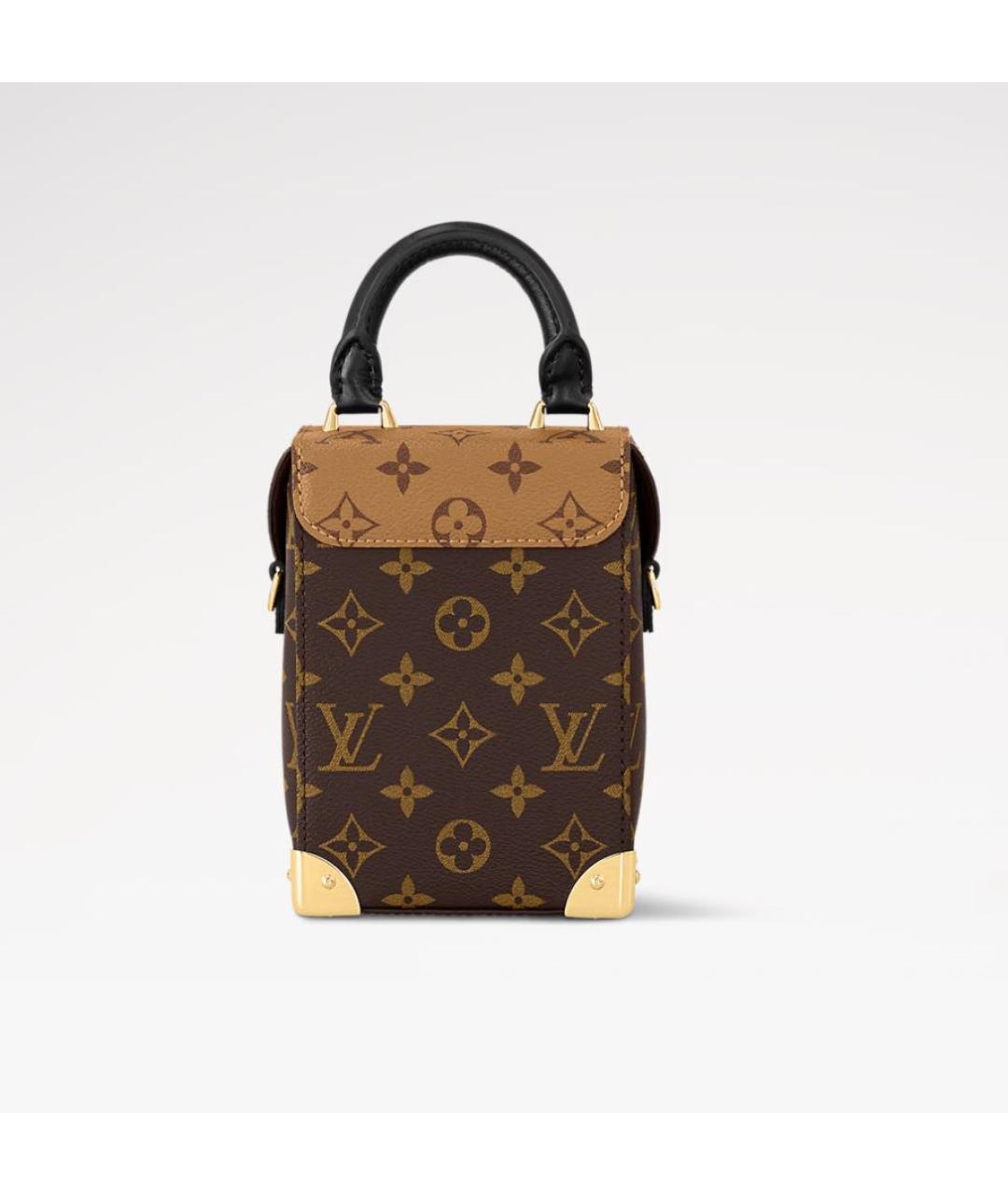 LOUIS VUITTON Коричневая сумка через плечо, фото 4