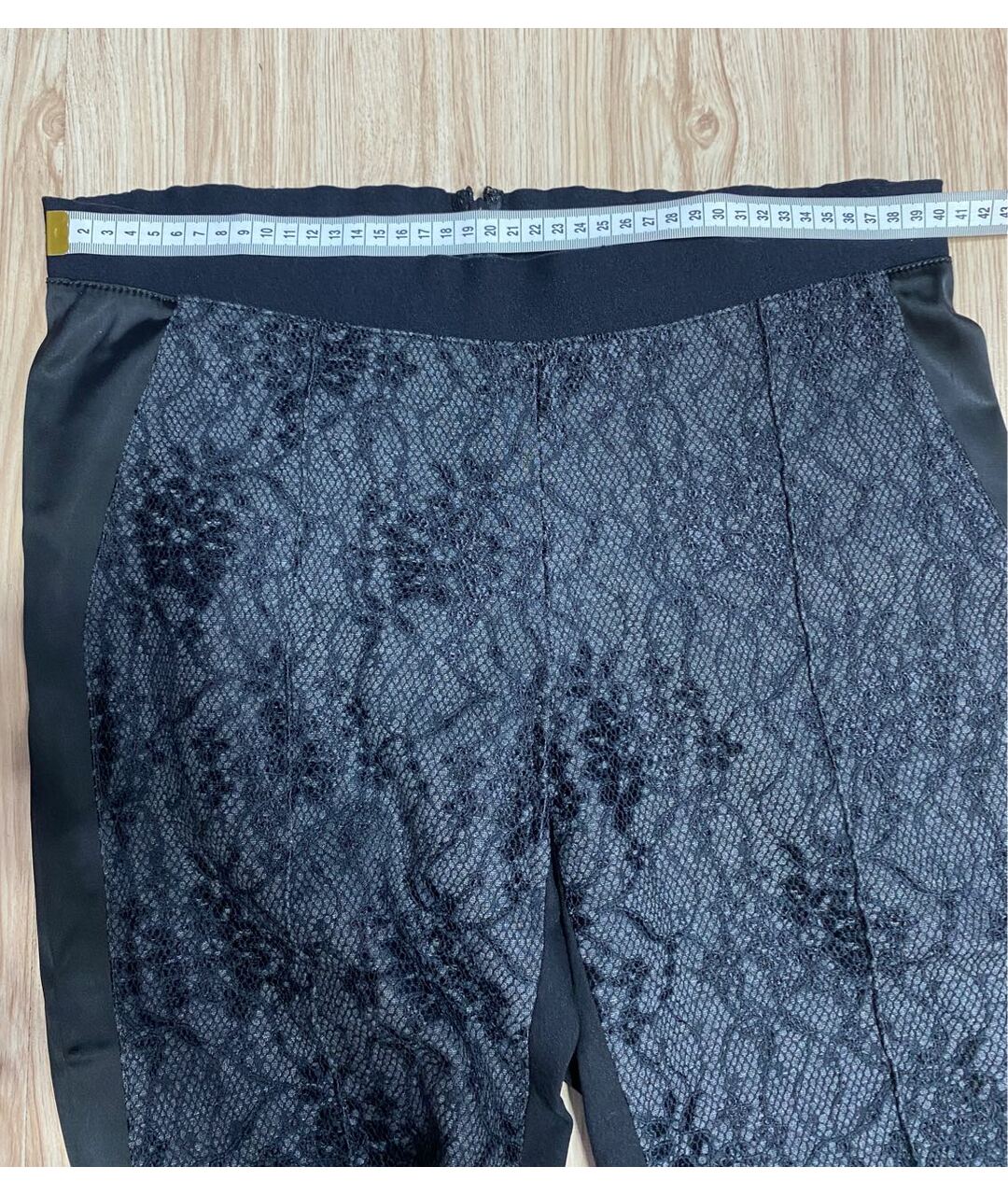 VDP Черные вискозные прямые брюки, фото 6