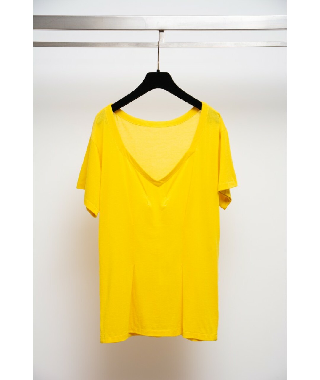 MAISON MARGIELA Желтая хлопковая футболка, фото 3