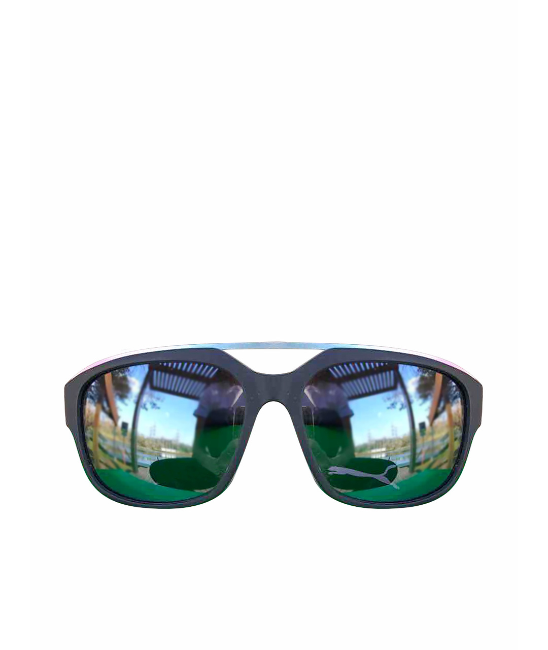 FENTY X PUMA Черные пластиковые солнцезащитные очки, фото 1