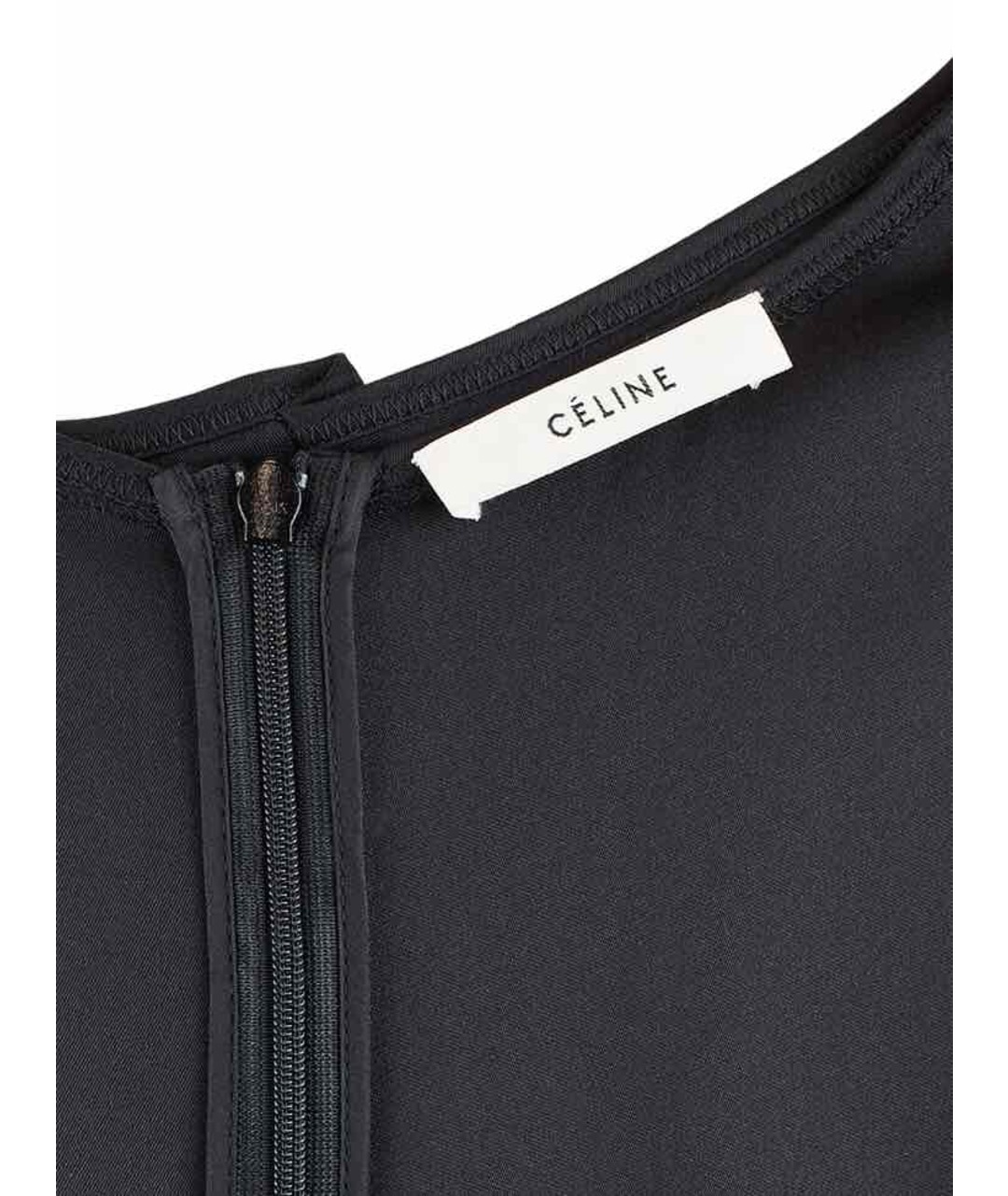 CELINE PRE-OWNED Черная вискозная рубашка, фото 3