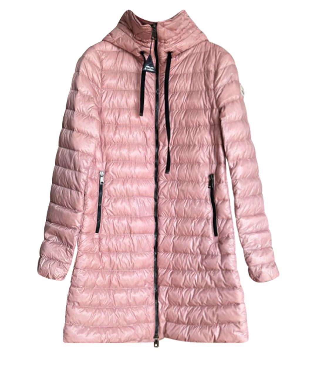 MONCLER Розовый пуховик, фото 1