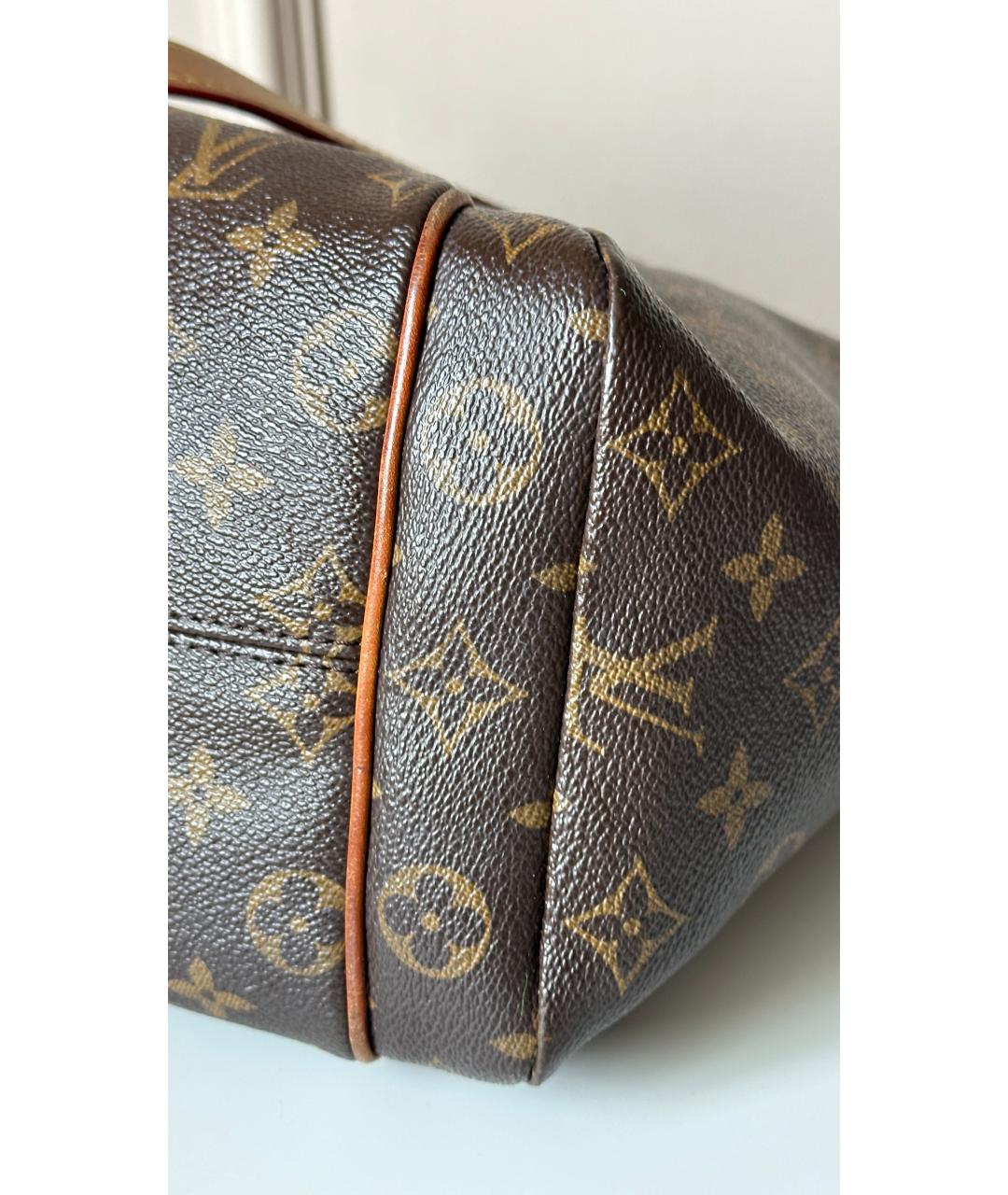 LOUIS VUITTON Коричневая сумка тоут, фото 7