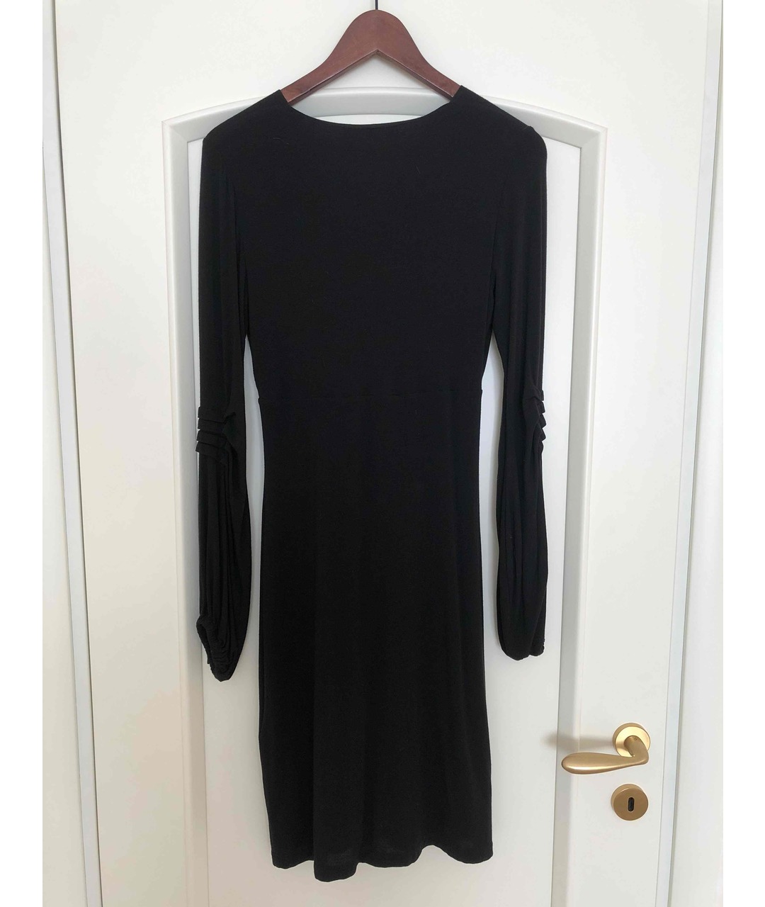 ROBERTO CAVALLI Черное синтетическое повседневное платье, фото 2