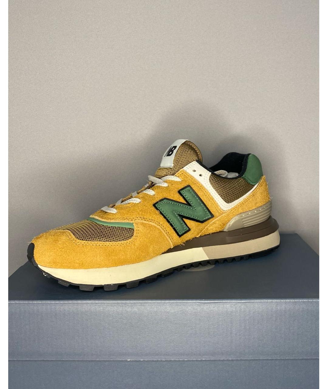 NEW BALANCE Оранжевое низкие кроссовки / кеды, фото 2