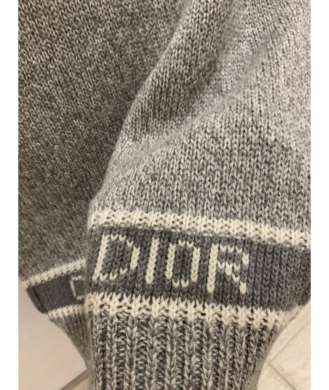 CHRISTIAN DIOR Серая шерстяная жилетка, фото 6