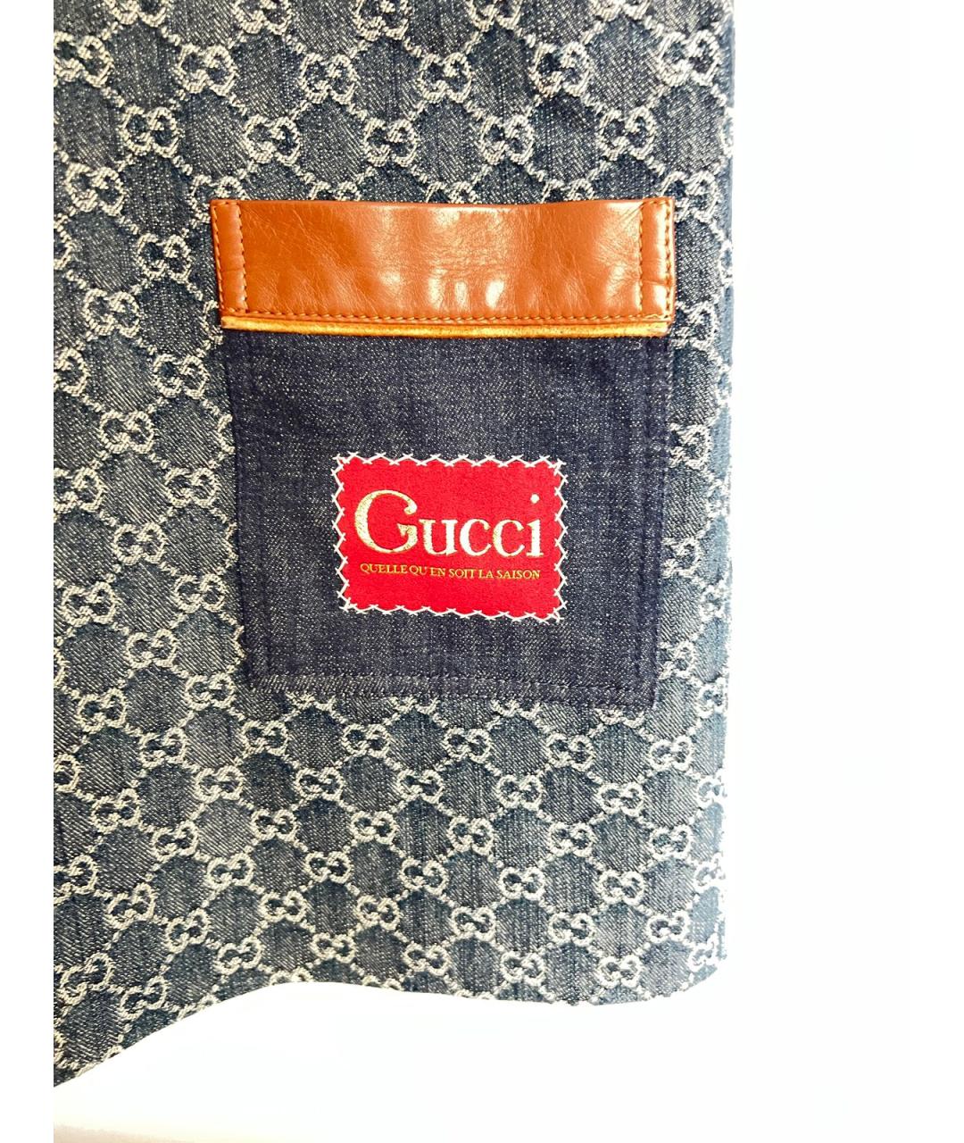 GUCCI Деним повседневное платье, фото 3