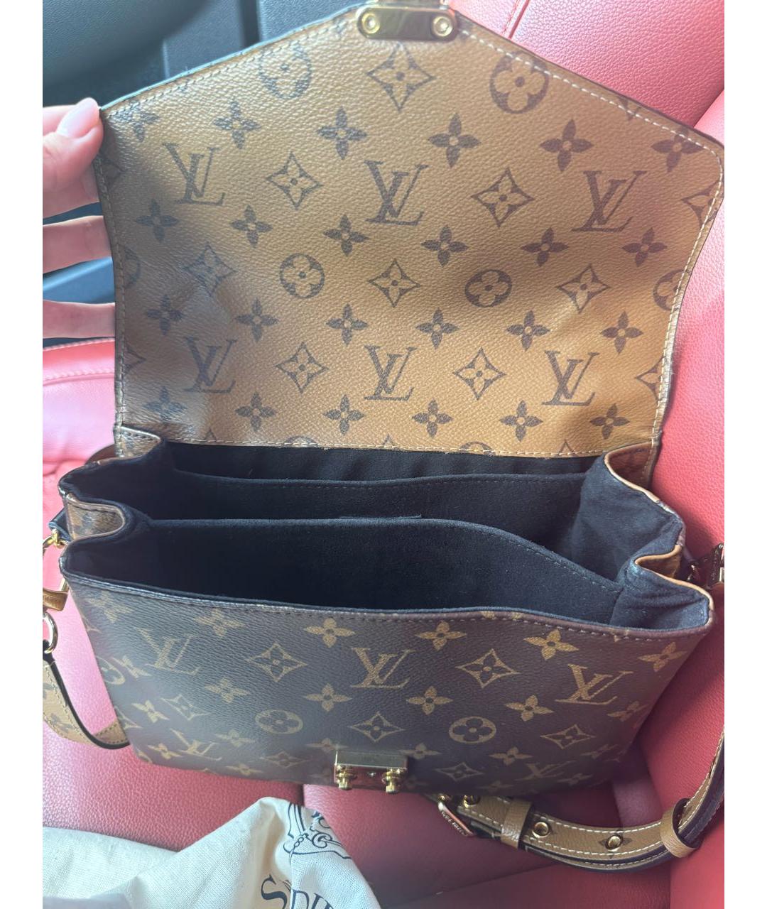 LOUIS VUITTON Коричневая сумка через плечо, фото 6