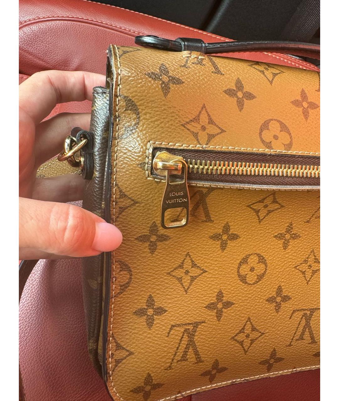 LOUIS VUITTON Коричневая сумка через плечо, фото 8