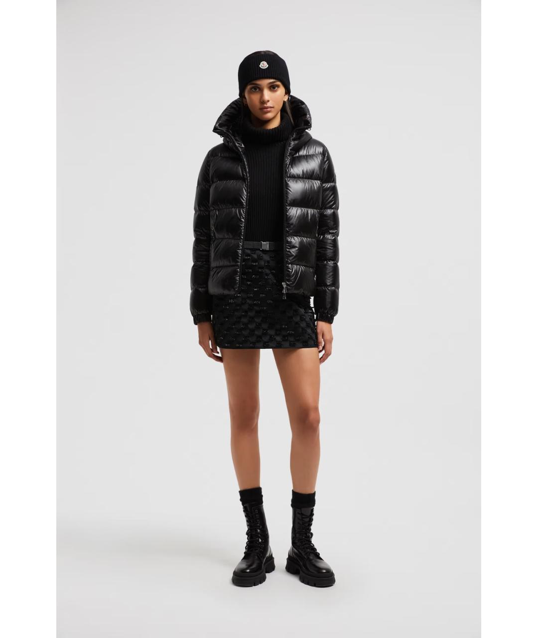 MONCLER Черная парка, фото 2