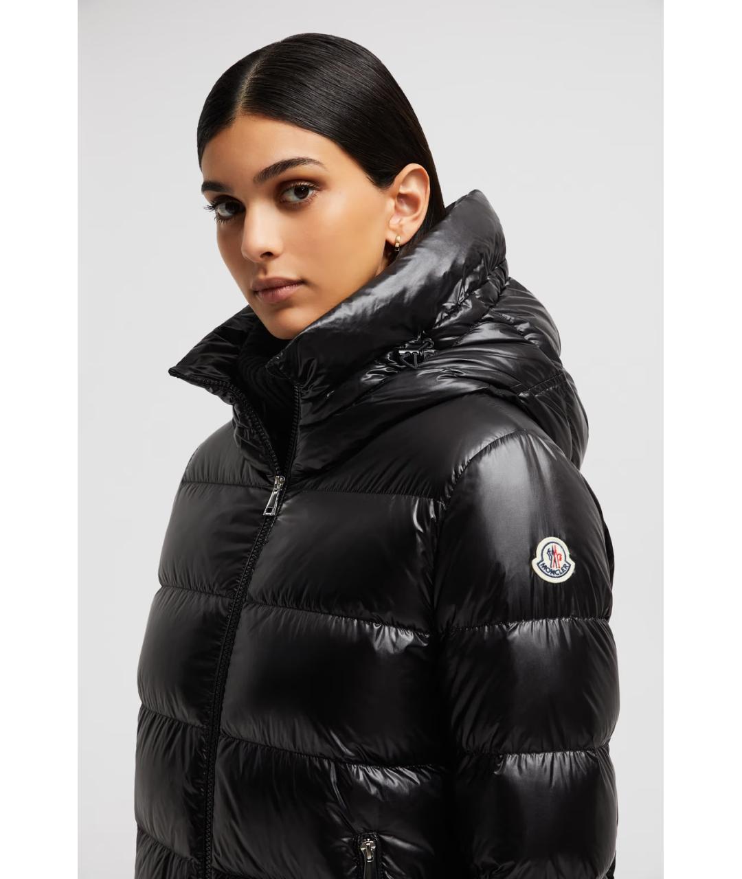 MONCLER Черная парка, фото 4